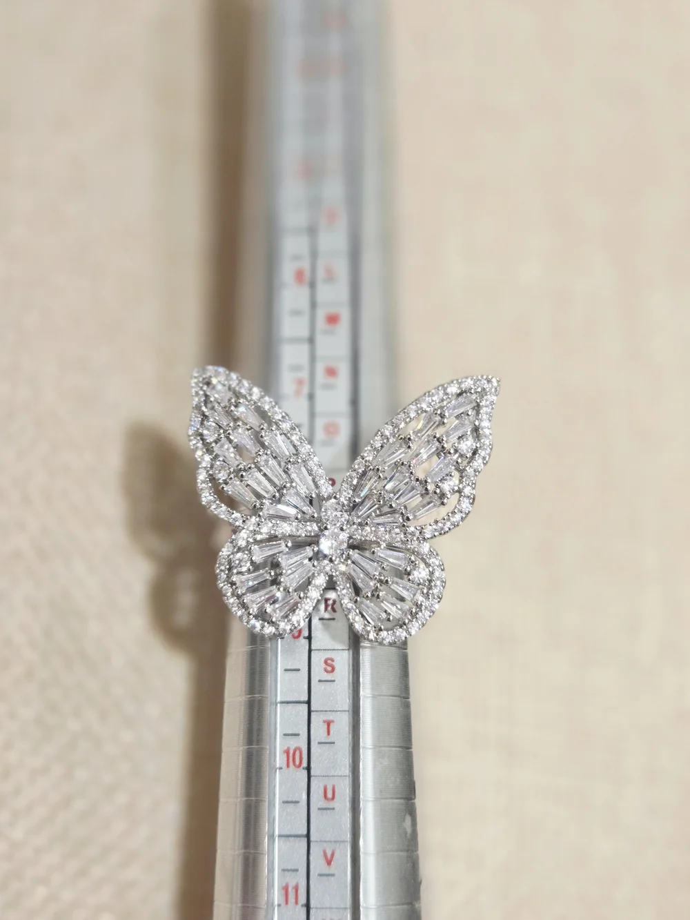 Sparkling Butterfly Ring - Women's Jewelry~ Size 8